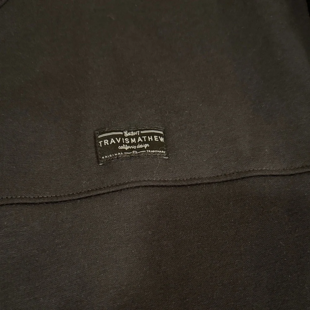 Men's Travis Matthew Black Wunderlust Full Zip Soft Jacket Size Large - Picture 3 of 8